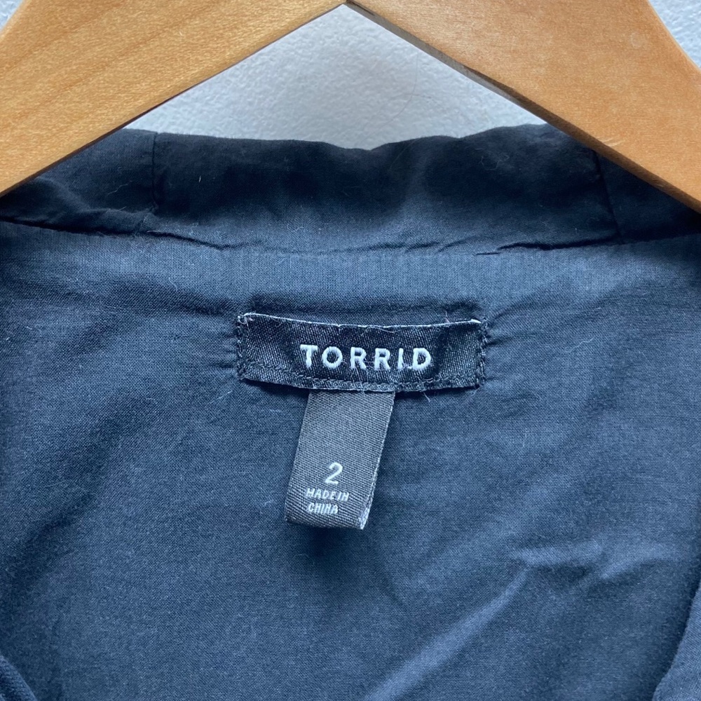 DONATED Torrid Embellished Hooded Anorak Jacket - Picture 10 of 11